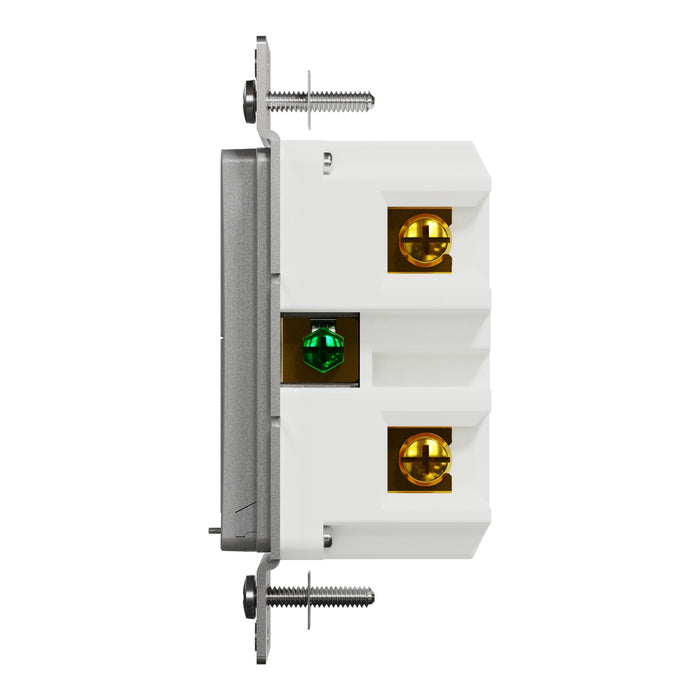 Schneider Electric Rckr Dual-Ld Dim. 600W Resi Sngl Pol Gy