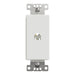 Square D Tel Rj11 4P4C Strap Wh