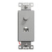 Square D Catv/Tel F/Rj11 4P4C Strap Gy