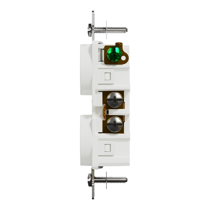 Schneider Electric Tr 15A Duplex Outlet Resi Wh