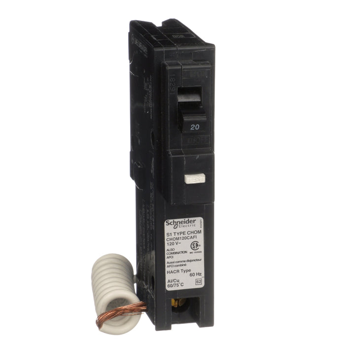 Schneider Electric Miniature Circuit Breaker 120V 20A Chom120Cafi