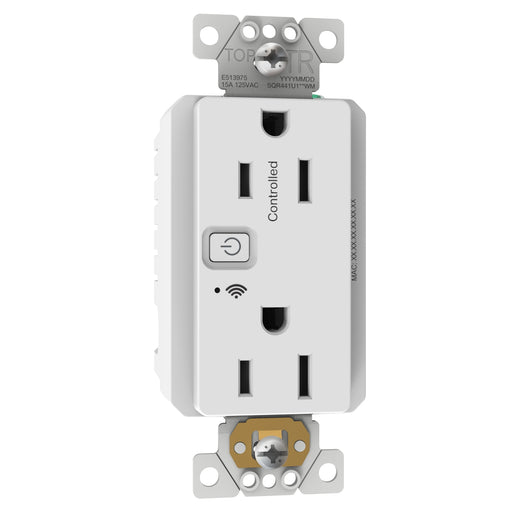 Schneider Electric Wifi Matter 15A Receptacle Wh