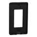 Square D 1 Gang Screwless Matte Wall Plate Bk