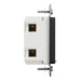 Schneider Electric Rckr Dual-Ld Dim. 600W Resi Sngl Pol Bk