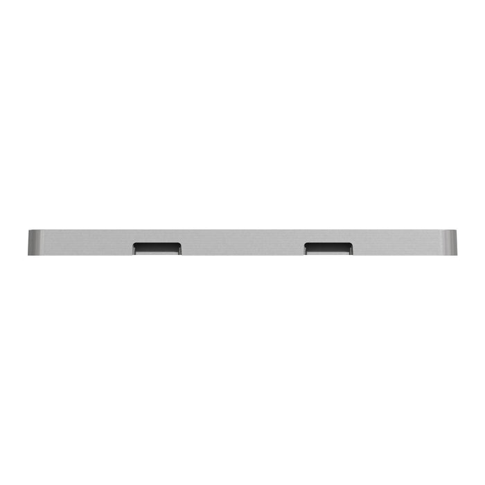 Square D 2 Gang Screwless Matte Wall Plate Gy