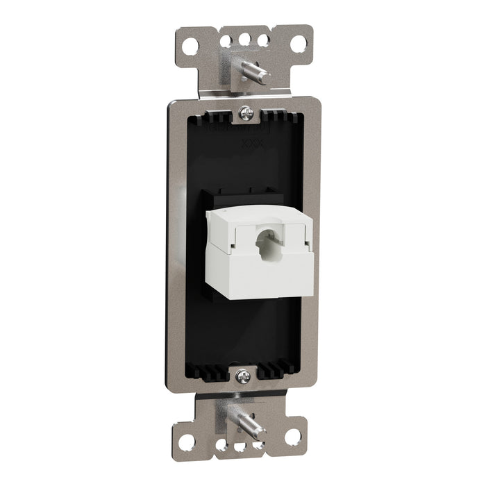 Square D Data Cat 6 Rj45 Strap Bk
