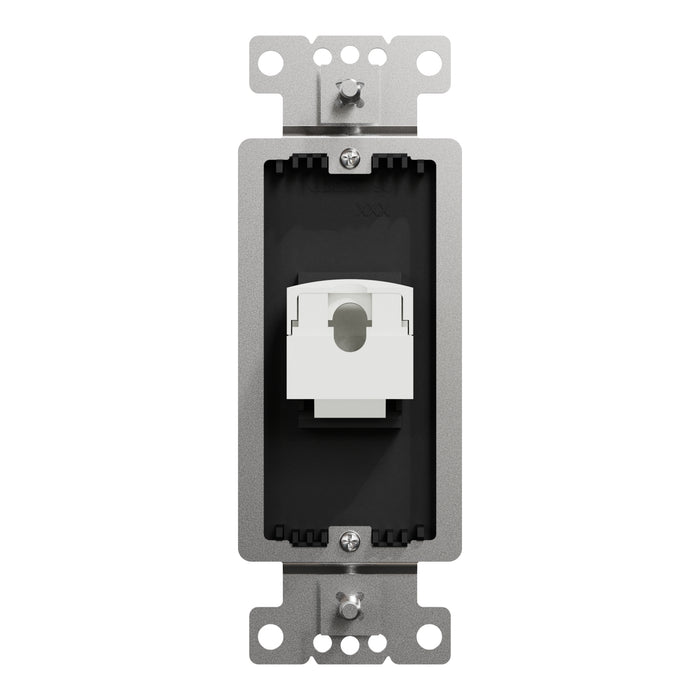 Square D Data Cat 6 Rj45 Strap Bk