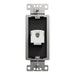 Square D Data Cat 6 Rj45 Strap Bk