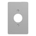 Square D 1 G Mid+ Single Outlet Wall Plate Gy