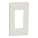 Square D 1 Gang Screwless Matte Wall Plate La