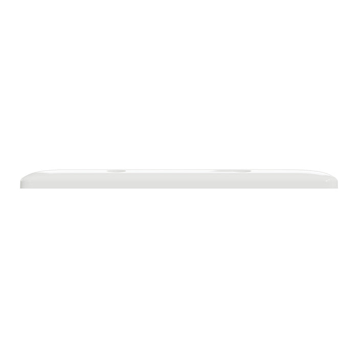 Square D 2 Gang Blank Wall Plate Wh