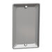 Square D 1 Gang Blank Matte Wall Plate Gy