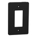 Square D 1 Gang Mid+ Wall Plate Bk