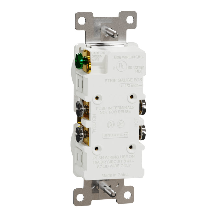Schneider Electric Tr 15A Duplex Outlet Resi Wh