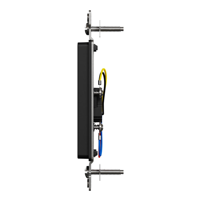 Square D Tel Rj11 4P4C Strap Bk