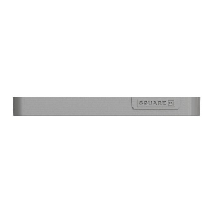 Square D 1 Gang Screwless Matte Wall Plate Gy