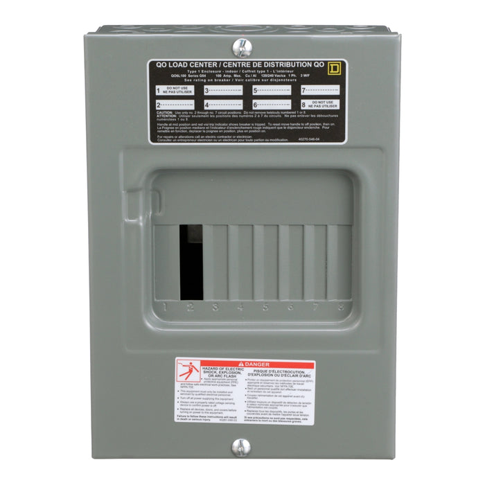 Square D Ld Ctr Qo Mlo 240V 100A 1Ph 6Sp Csa List