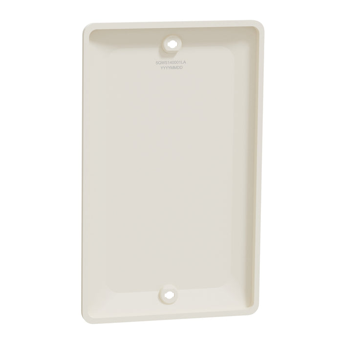 Square D 1 Gang Blank Matte Wall Plate La