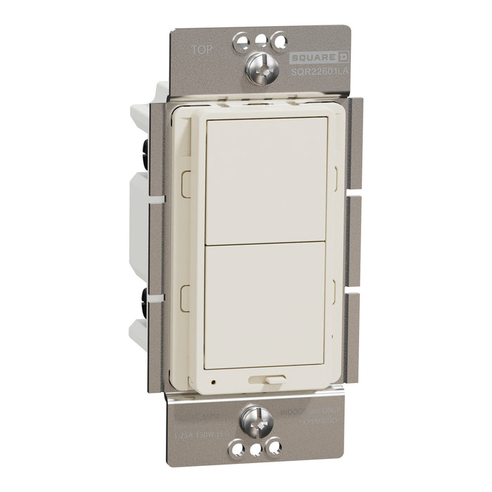 Schneider Electric Rckr Dual-Ld Dim. 600W Resi Sngl Pol La