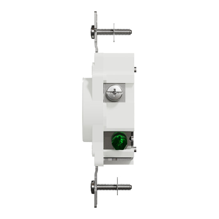 Schneider Electric Tr 15A Single Outlet Comm Wh