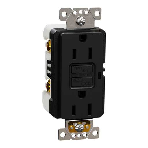 Schneider Electric Tr Gfci 15A Receptacle Resi Bk