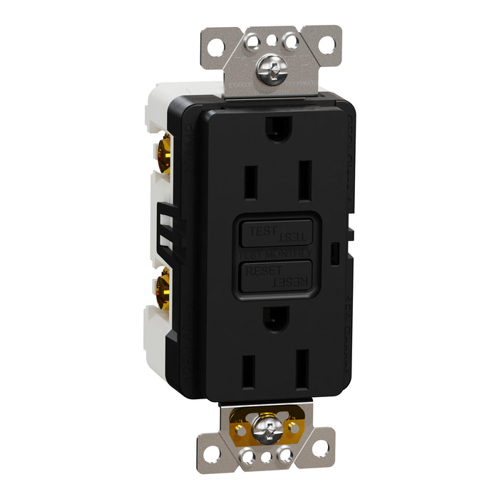 Schneider Electric Tr Gfci 15A Receptacle Resi Bk