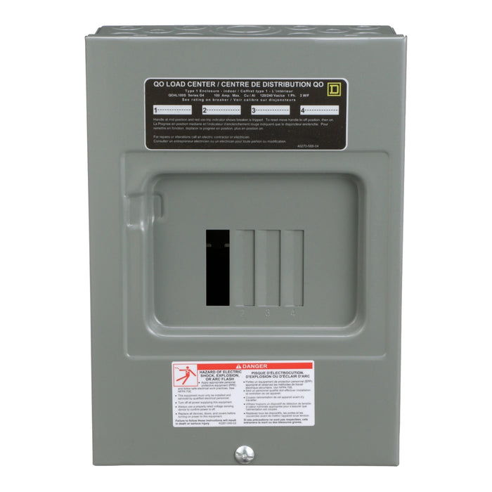 Square D Ld Ctr Qo Mlo 240V 100A 1Ph 4Sp Csa List