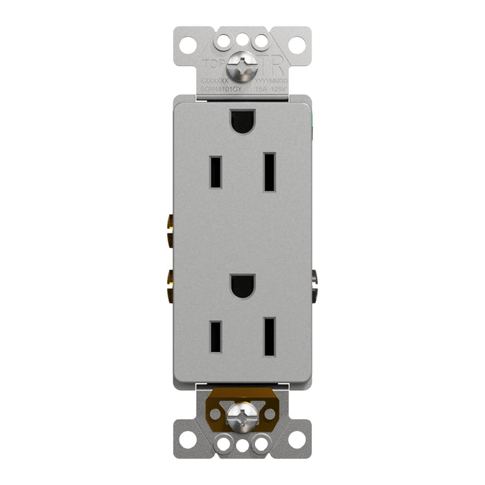 Schneider Electric Tr 15A Receptacle Resi Gy