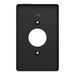 Square D 1 G Mid+ Single Outlet Wall Plate Bk
