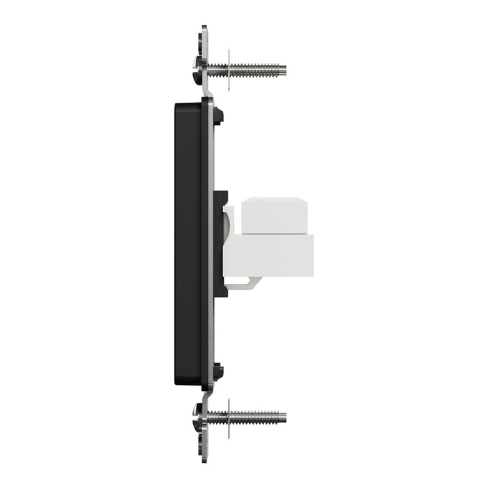 Square D Data Cat 6 Rj45 Strap Bk