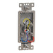 Square D Tel Rj11 4P4C Strap Gy