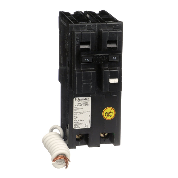 Schneider Electric Miniature Circuit Breaker 120V 15A Chom215Cafi