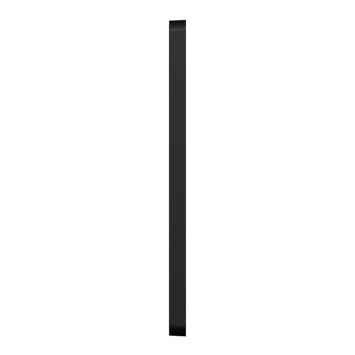 Square D 2 Gang Mid+ Wall Plate Bk