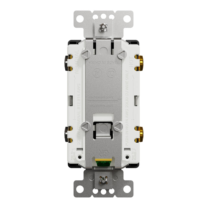 Schneider Electric Tr 15A Lighted Receptacle Resi Bk
