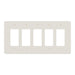 Square D 5 Gang Mid+ Wall Plate La