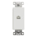 Square D Data Cat 6 Rj45 Strap Wh