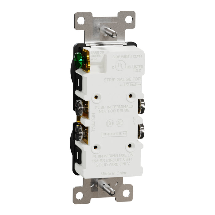 Schneider Electric Tr 15A Duplex Outlet Resi Bk