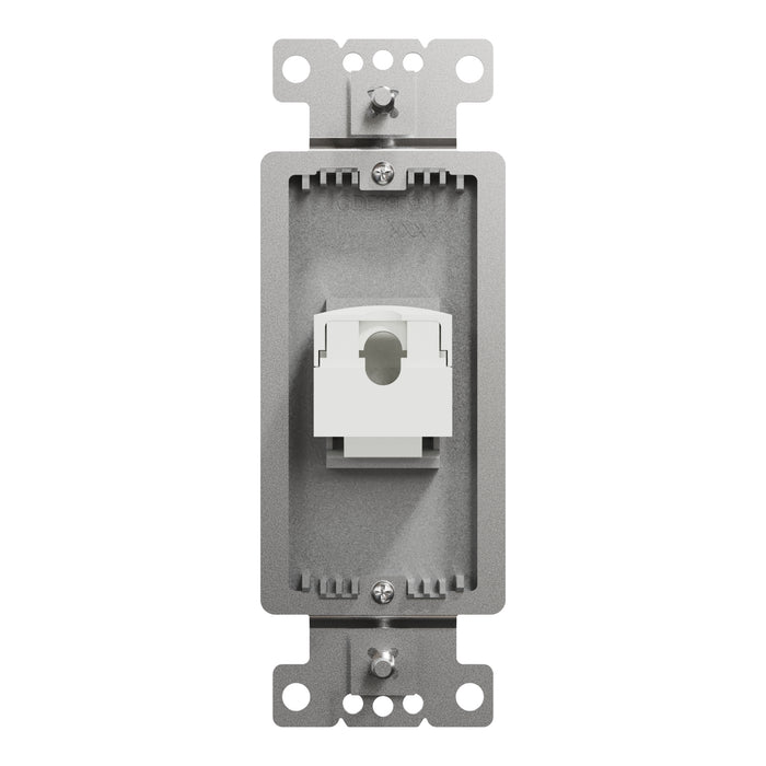 Square D Data Cat 6 Rj45 Strap Gy