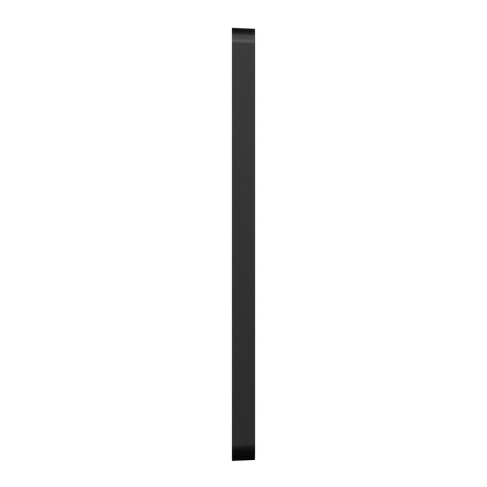 Square D 5 Gang Mid+ Wall Plate Bk