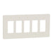 Square D 5 Gang Mid+ Wall Plate La