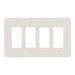 Square D 4 Gang Mid+ Wall Plate La
