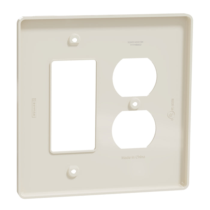 Square D 2 G Mid+ 1 Duplex 1 Deco Wp La