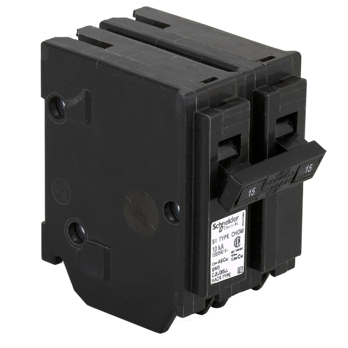 Schneider Electric Miniature Circuit Breaker 120/240V 15A