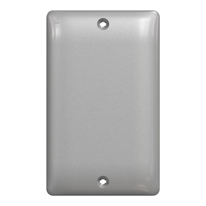 Square D 1 Gang Blank Matte Wall Plate Gy