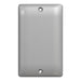 Square D 1 Gang Blank Matte Wall Plate Gy