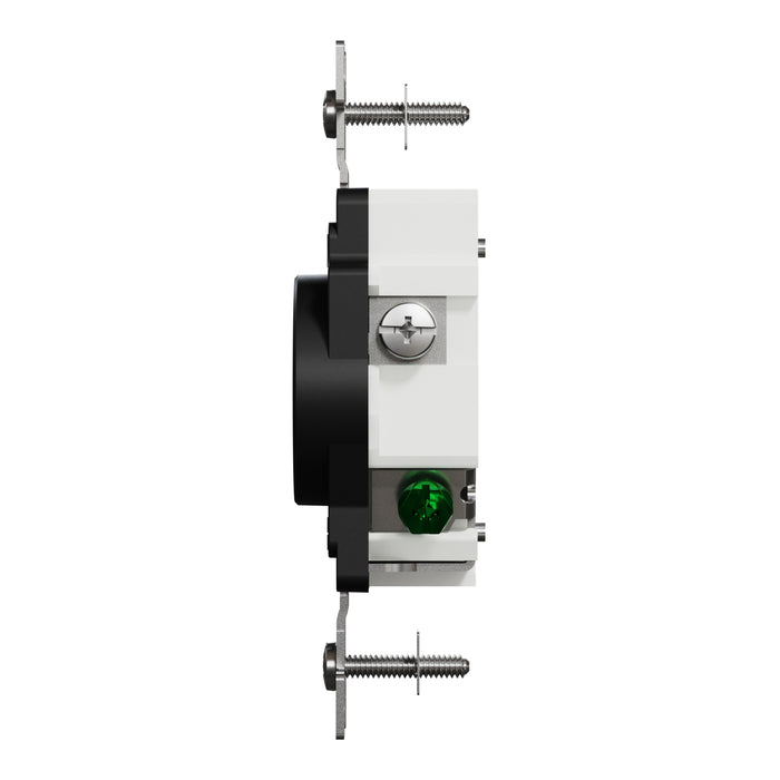 Schneider Electric Tr 15A Single Outlet Comm Bk