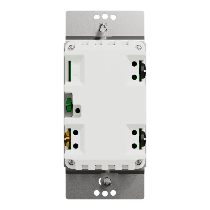 Schneider Electric Slide Dual-Ld Dim. 600W Resi Sngl Pol Bk