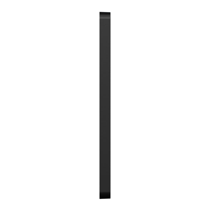 Square D 1 Gang Screwless Matte Wall Plate Bk