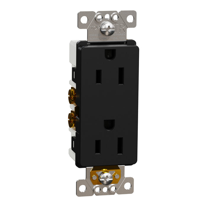 Schneider Electric Tr 15A Receptacle Resi Bk