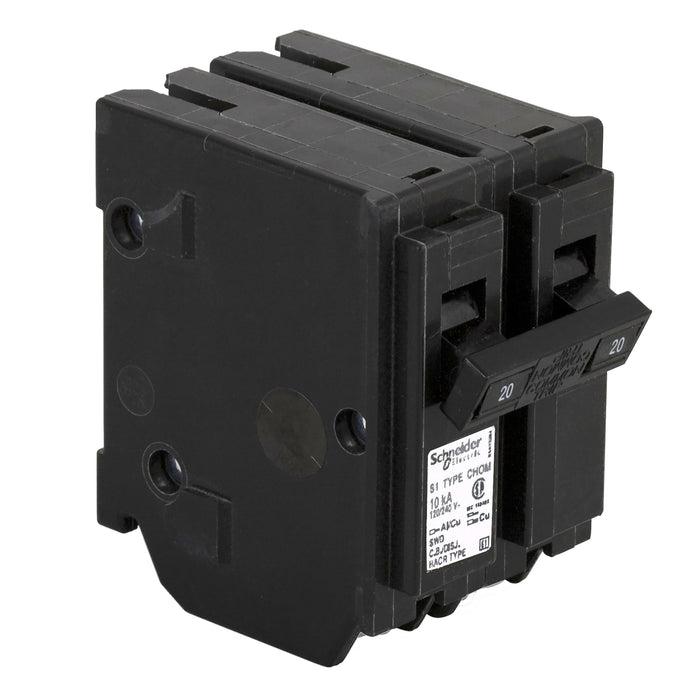 Schneider Electric Miniature Circuit Breaker 120/240V 20A